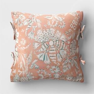 Coronet Floral Square Outdoor Throw Pillow Threshold designed with Studio McGee